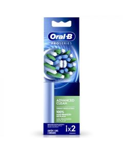 Oral B Cabezales de Repuesto PRO SERIES Advanced Clean | 2 Pack 