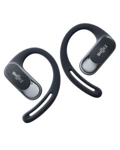 Shokz Audífonos Inalámbricos Deportivos Open Fit Air |Hasta 28 Horas de Escucha Aprox. | Negro