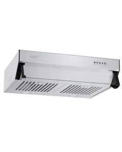 Drija Extractor de Grasa Compactto 60 | 60 Cm | 2 Bombillos Led | 3 Velocidades con Botón Pulsador | 2 Filtros | Acero Inoxidable