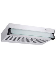 Drija Extractor de Grasa | Compacta 76 Cm | 2 Bombillos | 3 Velocidades con Botón | Luz Led | Acero Inoxidable
