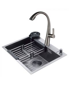 Drija Fregador Bolonia 61 | Acero Inoxidable Satinado 304 | Sistema Antiruido 