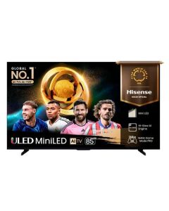 Hisense Televisor Uled Mini Led Tv 85" | Dolby Vision Atmos | Google Os | Hdr10 | 3 Años de Garantía
