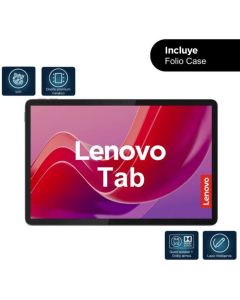 Lenovo Tab 10" | Wi-Fi | Bluetooth | 4gb Ram | 128gb | Mediatek Helio G85 | Android 14 | Gris | Incluye Case