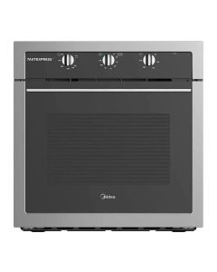 Midea Horno Empotrable a Gas 24" | 4 Funciones | Luz en Horno | Función Grill | Gris