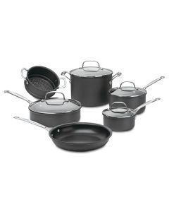 Chef's Classic Cuisinart Anodizado 11 Piezas XL - Negro