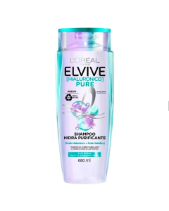 L'oréal Paris Elvive Ácido Hialurónico Pure Shampoo 680 ml