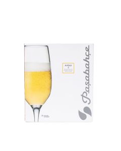 Pasabahce SET DE COPAS PARA CHAMPAGNE AMBER DE 7 OZ - 6 PIEZAS