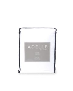 Adelle Studio Juego de Sábanas 4 Piezas Microfibra - King - White