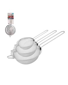 Hamilton Beach Set de Coladores de Acero Inoxidable 3 Piezas