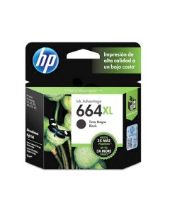 Cartucho de Tinta Hp 664xl Negra Original (F6v31al)