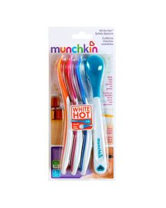 Munchkin Cucharas de seguridad con Sensor de Temperatura - Set de 4 Piezas