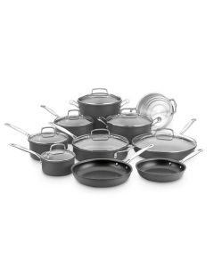 Juego de Ollas Cuisinart - Set 17 Piezas - Negro