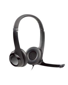 Logitech H390 Auriculares con Cable, Sonido Estéreo y Micrófono Usb con Supresión de Ruido, Controles Integrados en el Cable, Pc/Mac/Portátil ,Negro