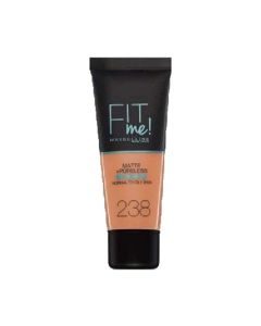 Maybelline 238 Rich Tan Base de Rostro Fit Me Matte & Poreless Super Stay Foundation