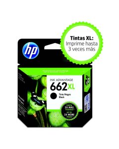 Cartucho de Tinta Hp 662xl Negra Original (Cz105al)