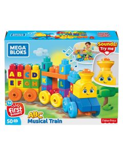Mattel Tren Abc Musical de Construcción Mega Bloks