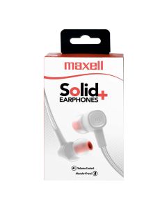 Maxell Audífonos Alámbricos Sin-8 Solid Blanco