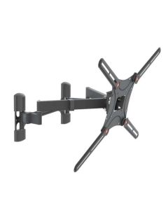 Soporte de Pared Brazo para Tv Barkan Tv Plano / Curvo | Movimiento Completo - Negro