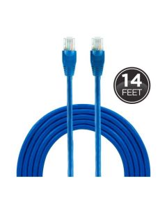 Jasco Cable Cat6 14 Pies 4.26mt Sopora 1gbps a 250mhz Azul