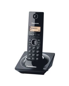 Panasonic Teléfono Inalámbrico Dect Directorio de 50 Números Caller Id Reloj/Alarma Negro