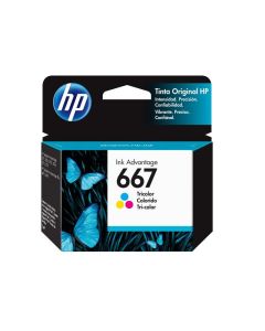 Cartucho de Tinta Hp 667 Tricolor Original (3ym78al)