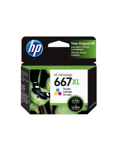 Cartucho de Tinta Hp 667xl Tricolor Original (3ym80al)